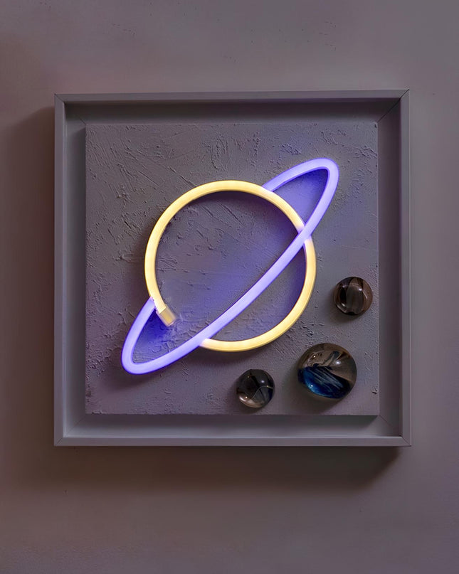 Galaxy Neon Işıklı Duvar Aksesuarı