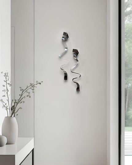 Melanj Silver 2'li Set Duvar Aksesuarı