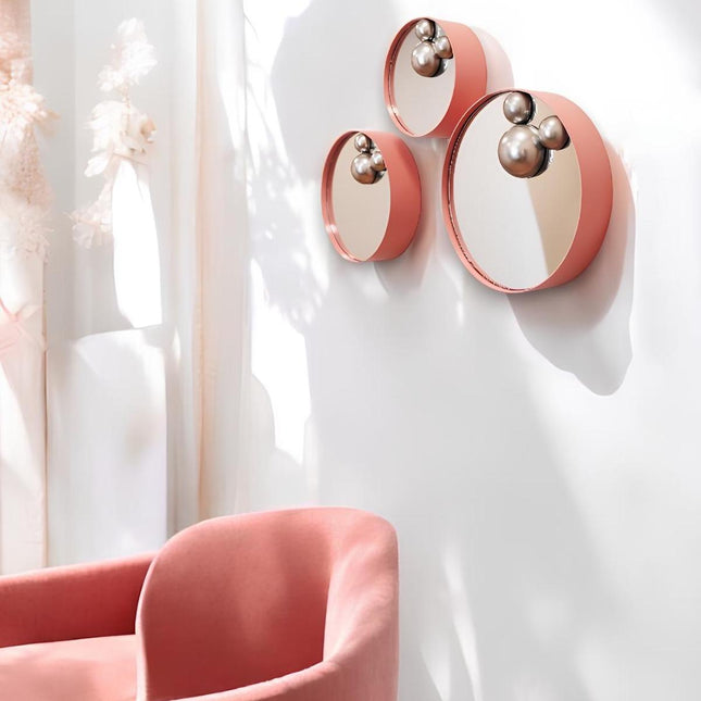 Miniwall Pink 3'Lü Set Duvar Aksesuarı