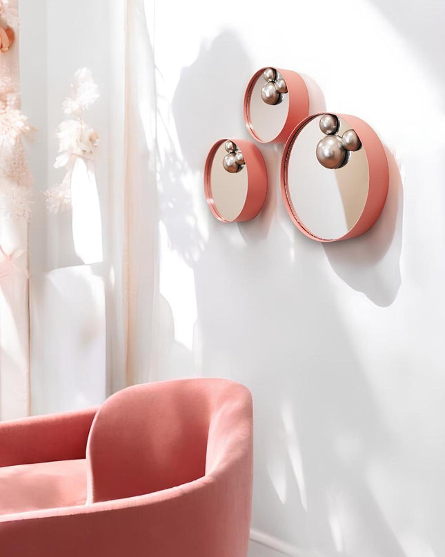 Miniwall Pink 3'Lü Set Duvar Aksesuarı