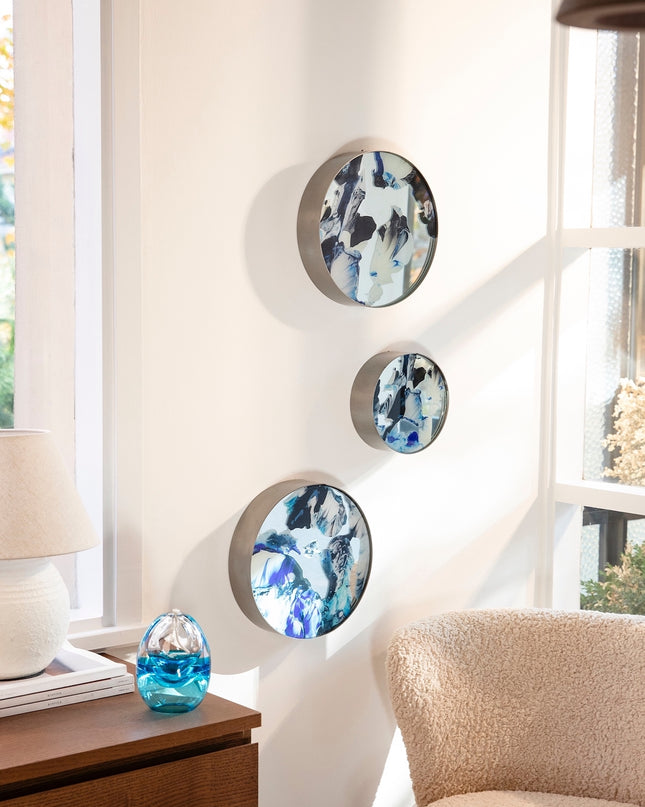 Stolimur Silver Marin 3’lü Set Duvar Aksesuarı