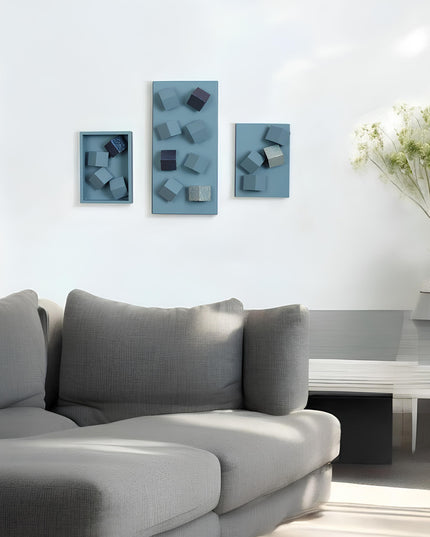 Triomio Blue Duvar Aksesuarı