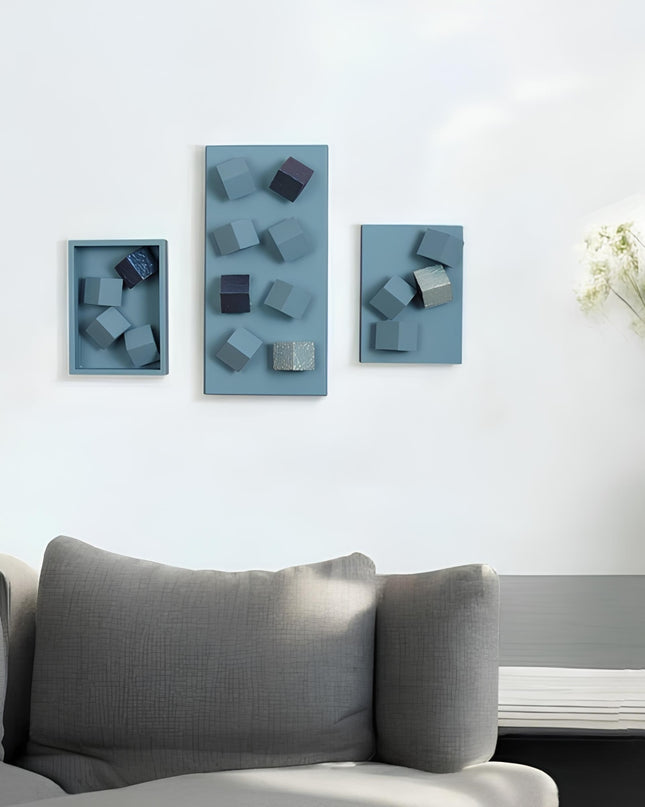 Triomio Blue Duvar Aksesuarı
