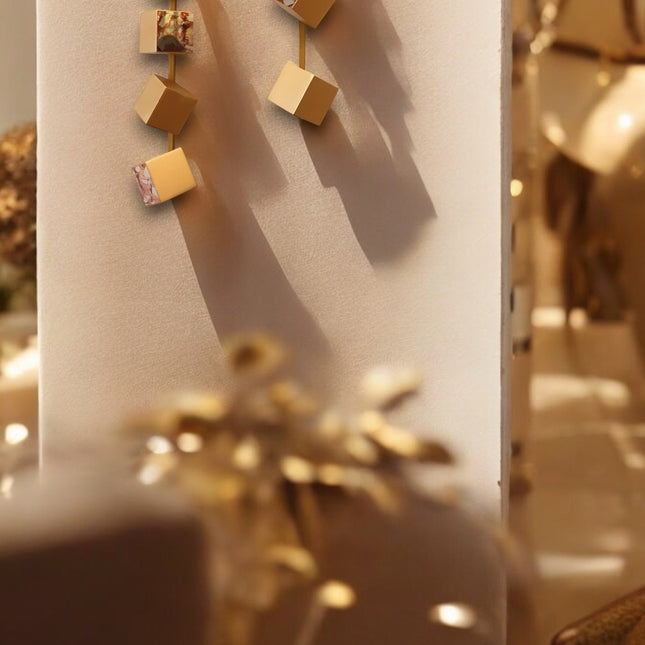 Wallicon Line Gold 2'Li Set Duvar Aksesuarı