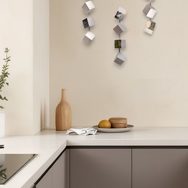 Wallicon Line Silver 3'Lü Set Duvar Aksesuarı
