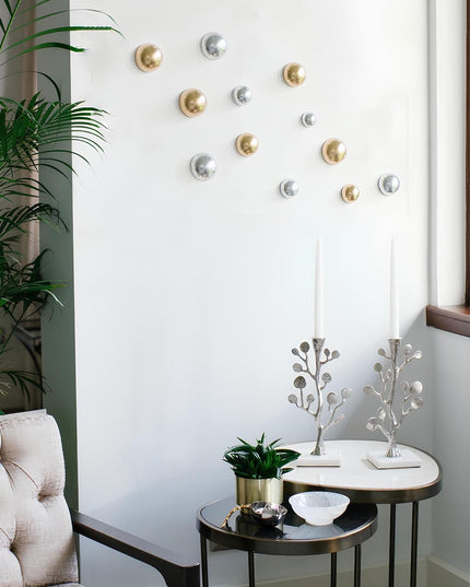 Wallipop Silver - Gold 12’Li Set Duvar Aksesuarı