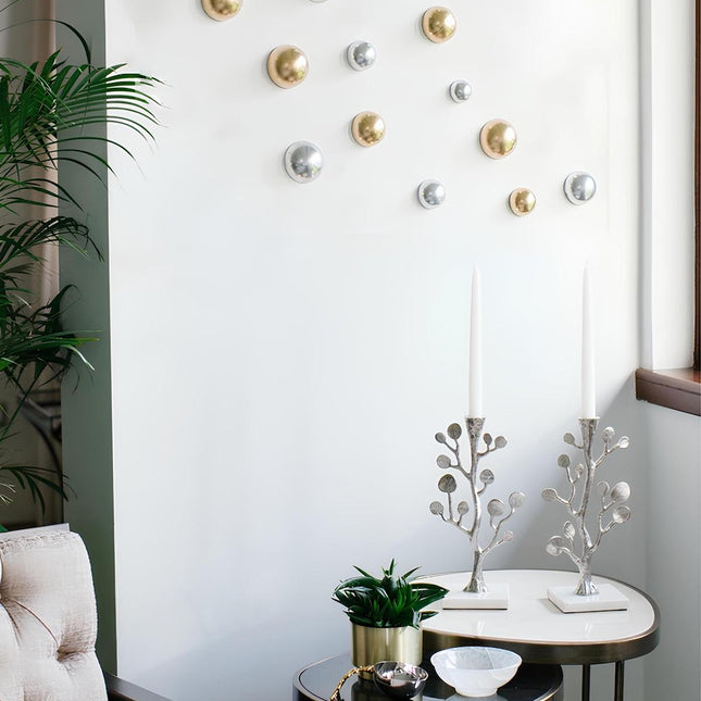 Wallipop Silver - Gold 12’Li Set Duvar Aksesuarı