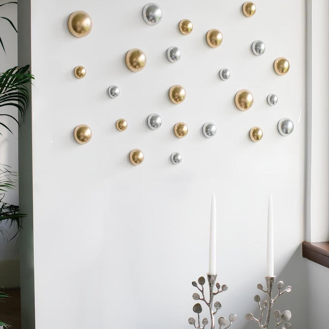 Wallipop Silver - Gold 24’Lü Set Duvar Aksesuarı