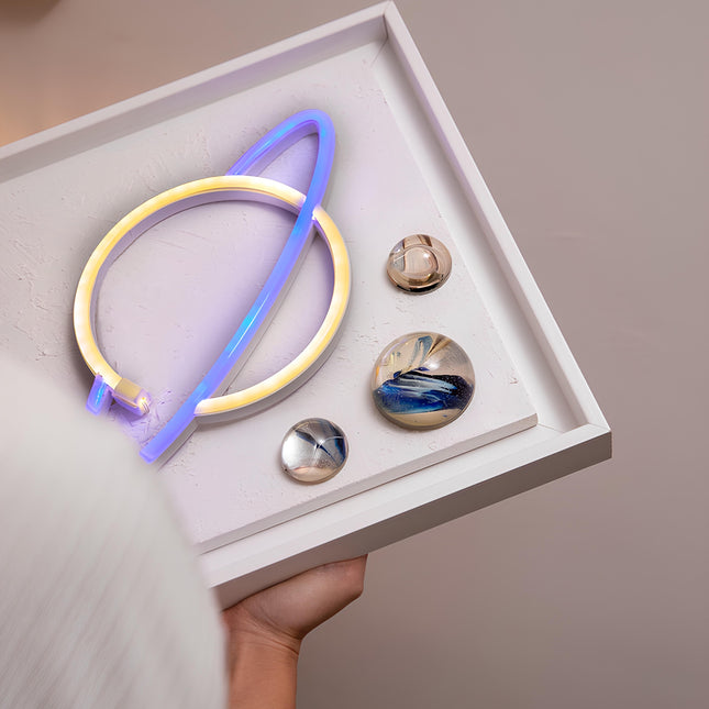 Galaxy Neon Işıklı Duvar Aksesuarı