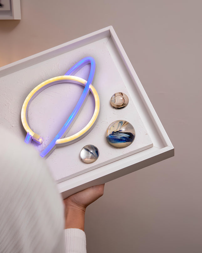 Galaxy Neon Işıklı Duvar Aksesuarı