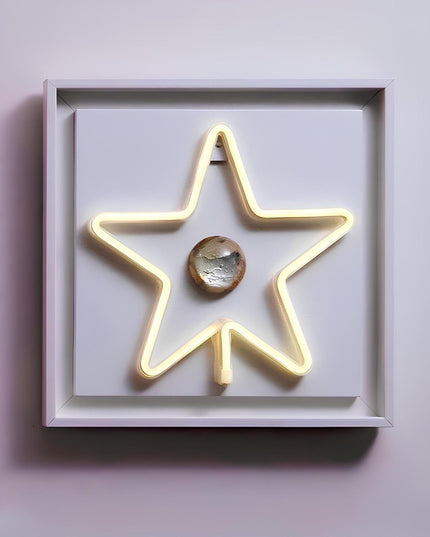 Star Neon Işıklı Duvar Aksesuarı