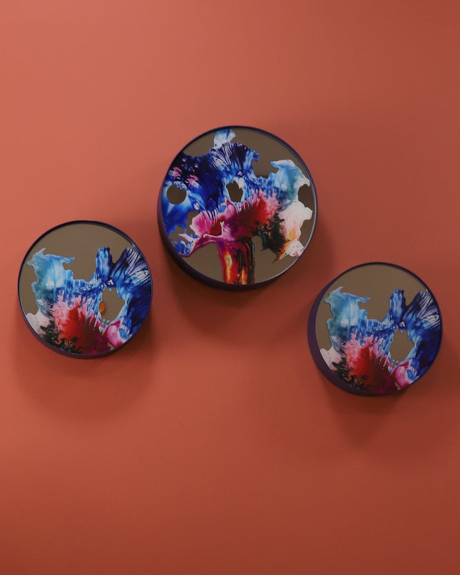 Stolimur Gala Blue 3'Lü Set Duvar Aksesuarı