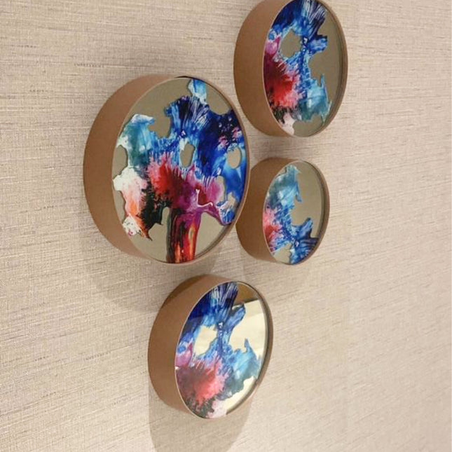 Stolimur Gala Bronze 4'lü Set Duvar Aksesuarı