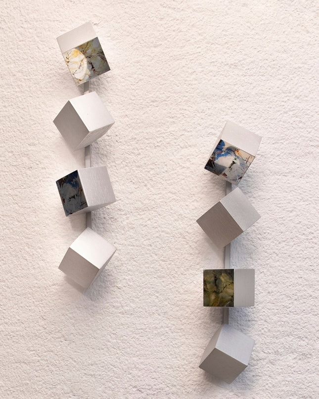 Wallicon Line Silver 2'Li Set Duvar Aksesuarı