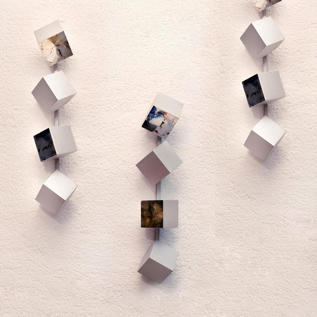 Wallicon Line Silver 3'Lü Set Duvar Aksesuarı