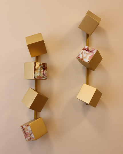 Wallicon Line Gold 2'Li Set Duvar Aksesuarı