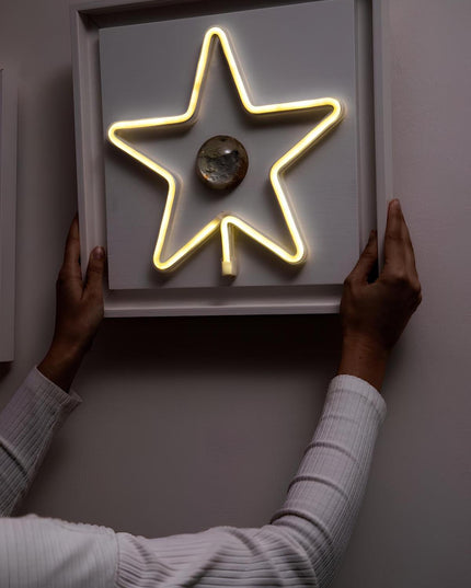 Star Neon Işıklı Duvar Aksesuarı