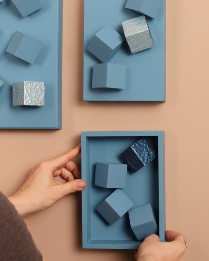 Triomio Blue Duvar Aksesuarı
