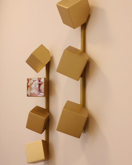 Wallicon Line Gold 2'Li Set Duvar Aksesuarı