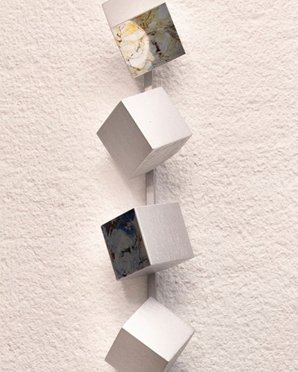 Wallicon Line Silver 2'Li Set Duvar Aksesuarı