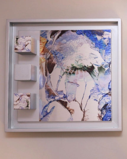 Wallicon Frame Blue 3'Lü Set Duvar Aksesuarı