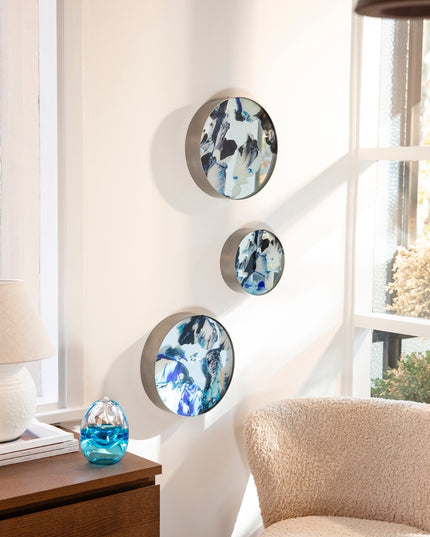 Stolimur Silver Marin 3’lü Set Duvar Aksesuarı