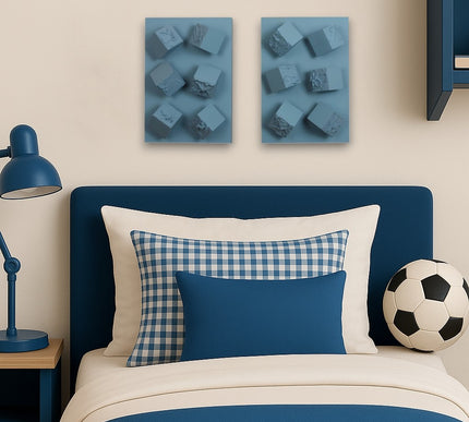 Bigmios Duo Blue Duvar Aksesuarı