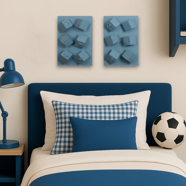 Bigmios Duo Blue Duvar Aksesuarı