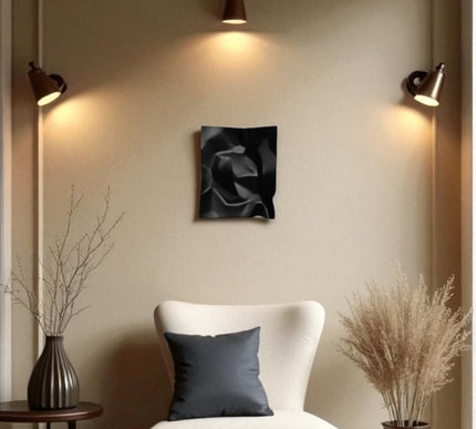 Bright Reflex Black Single Duvar Aksesuarı [Büyük Boy]