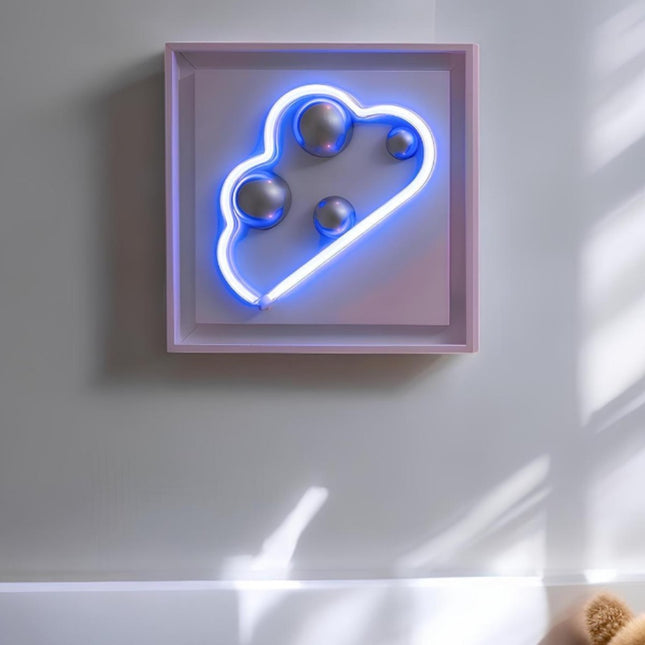 Cloud Neon Işıklı Duvar Aksesuarı