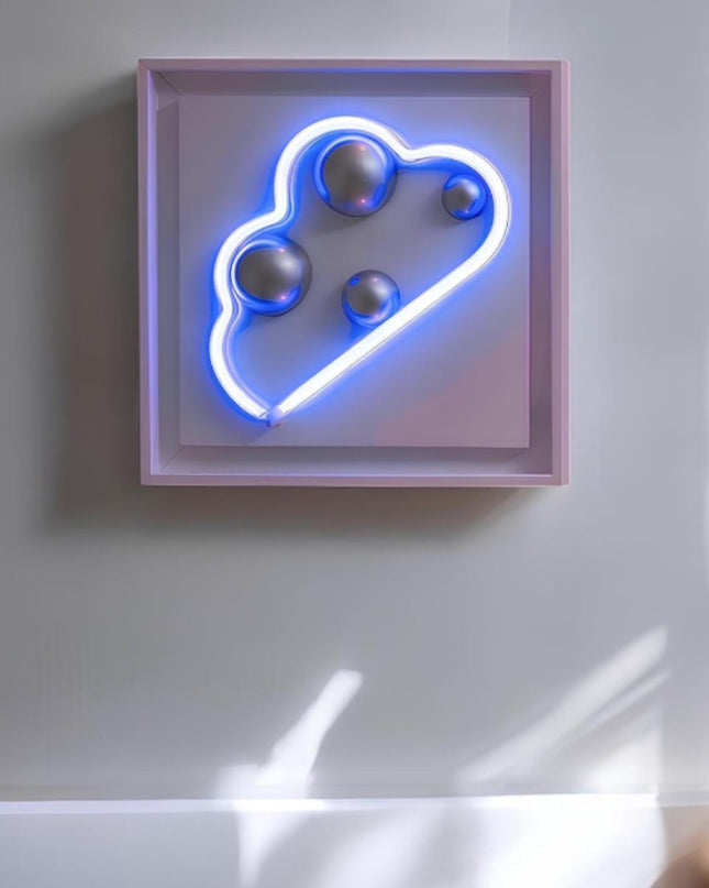 Cloud Neon Işıklı Duvar Aksesuarı