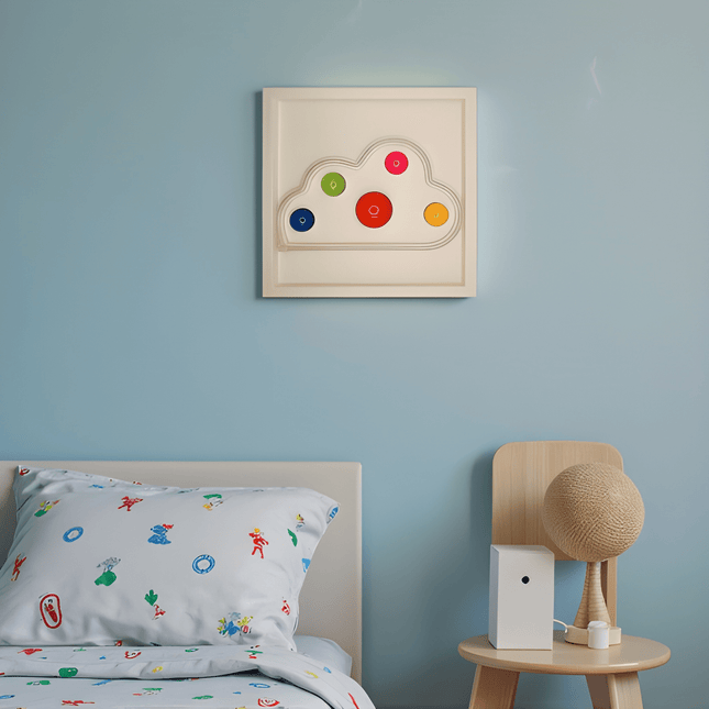 Cloud Neon Rainbow Işıklı Duvar Aksesuarı