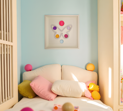 Butterfly Neon Işıklı Duvar Aksesuarı