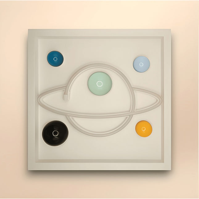 Galaxy Neon Işıklı Duvar Aksesuarı