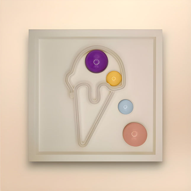 Ice Cream Neon Işıklı Duvar Aksesuarı