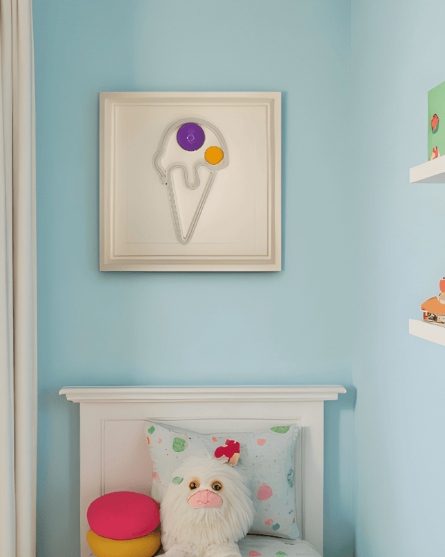Ice Cream Neon Işıklı Duvar Aksesuarı