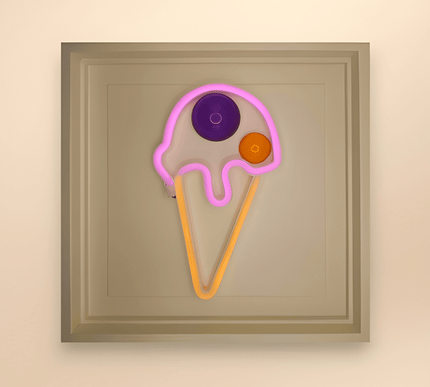 Ice Cream Neon Işıklı Duvar Aksesuarı