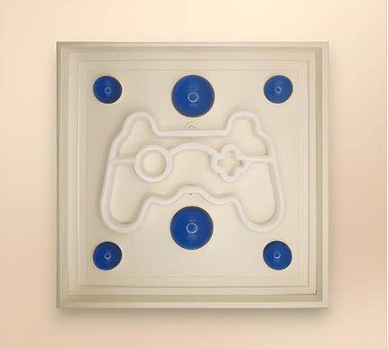 Joystick Neon Işıklı Duvar Aksesuarı