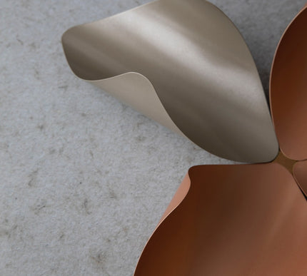 Leaves on Profile Silver - Bronze Duvar Aksesuarı