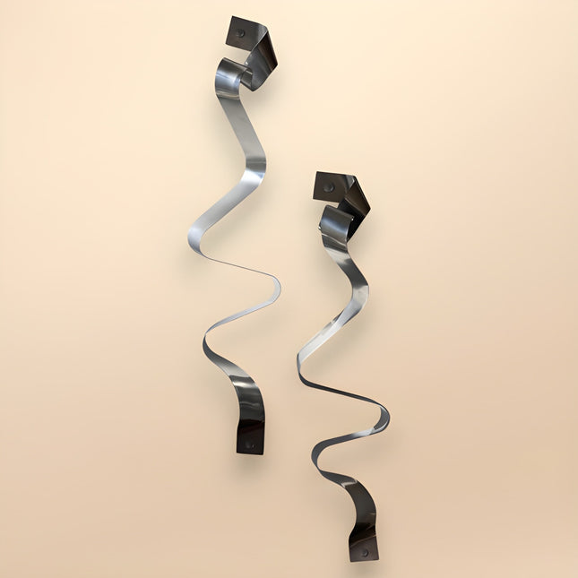 Melanj Silver 2'li Set Duvar Aksesuarı