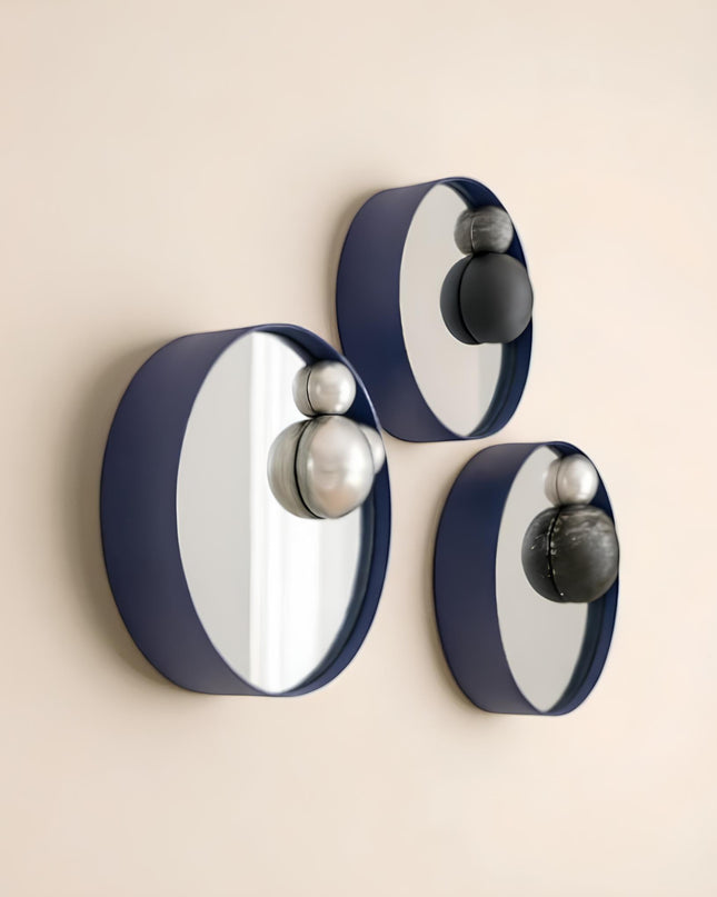 Miniwall Blue 3'lü Set Duvar Aksesuarı