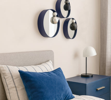 Miniwall Blue 3'lü Set Duvar Aksesuarı