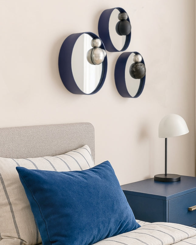 Miniwall Blue 3'lü Set Duvar Aksesuarı