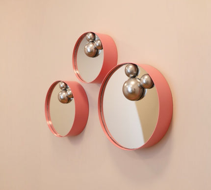 Miniwall Pink 3'lü Set Duvar Aksesuarı