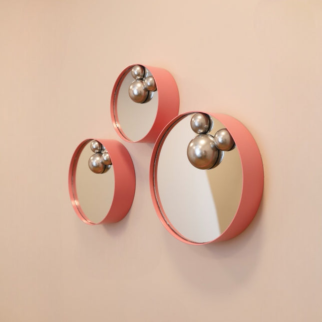 Miniwall Pink 3'lü Set Duvar Aksesuarı