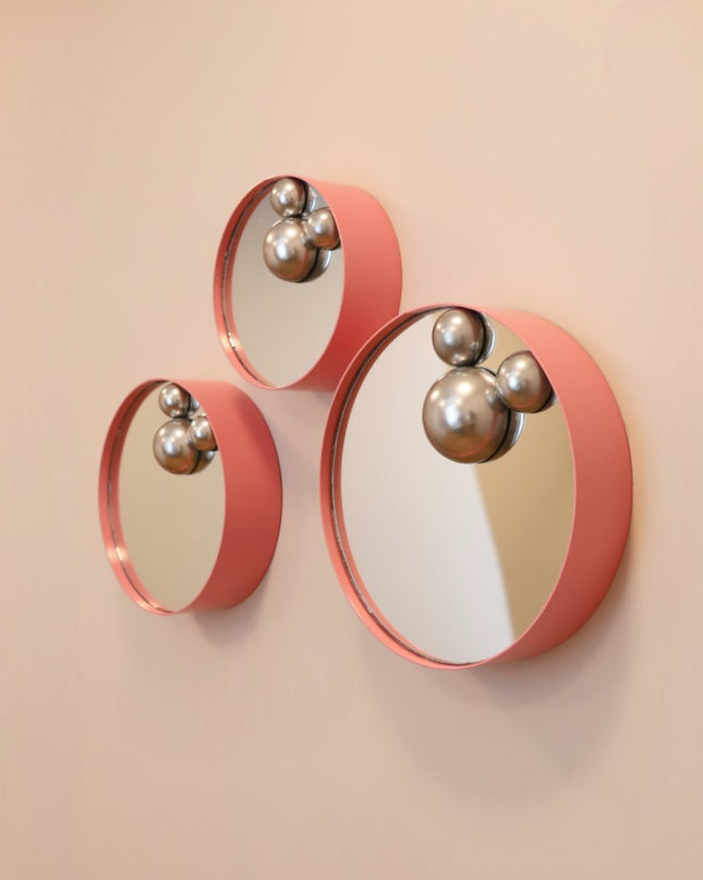 Miniwall Pink 3'lü Set Duvar Aksesuarı