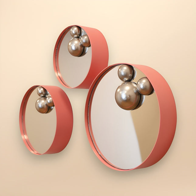 Miniwall Pink 3'lü Set Duvar Aksesuarı