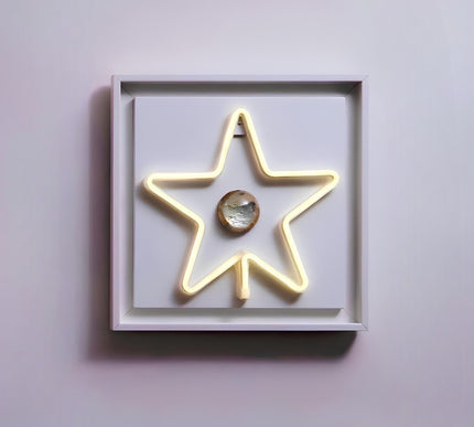 Star Neon Işıklı Duvar Aksesuarı