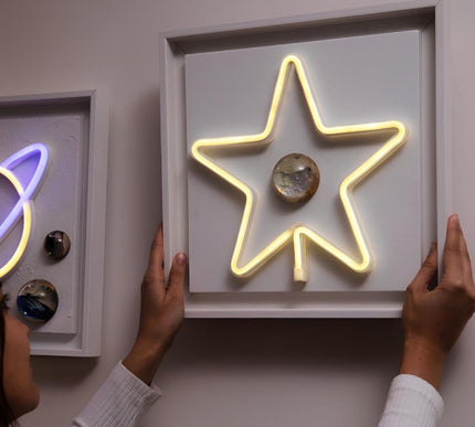 Star Neon Işıklı Duvar Aksesuarı