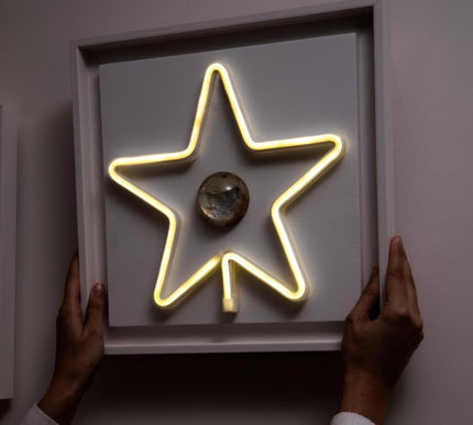 Star Neon Işıklı Duvar Aksesuarı